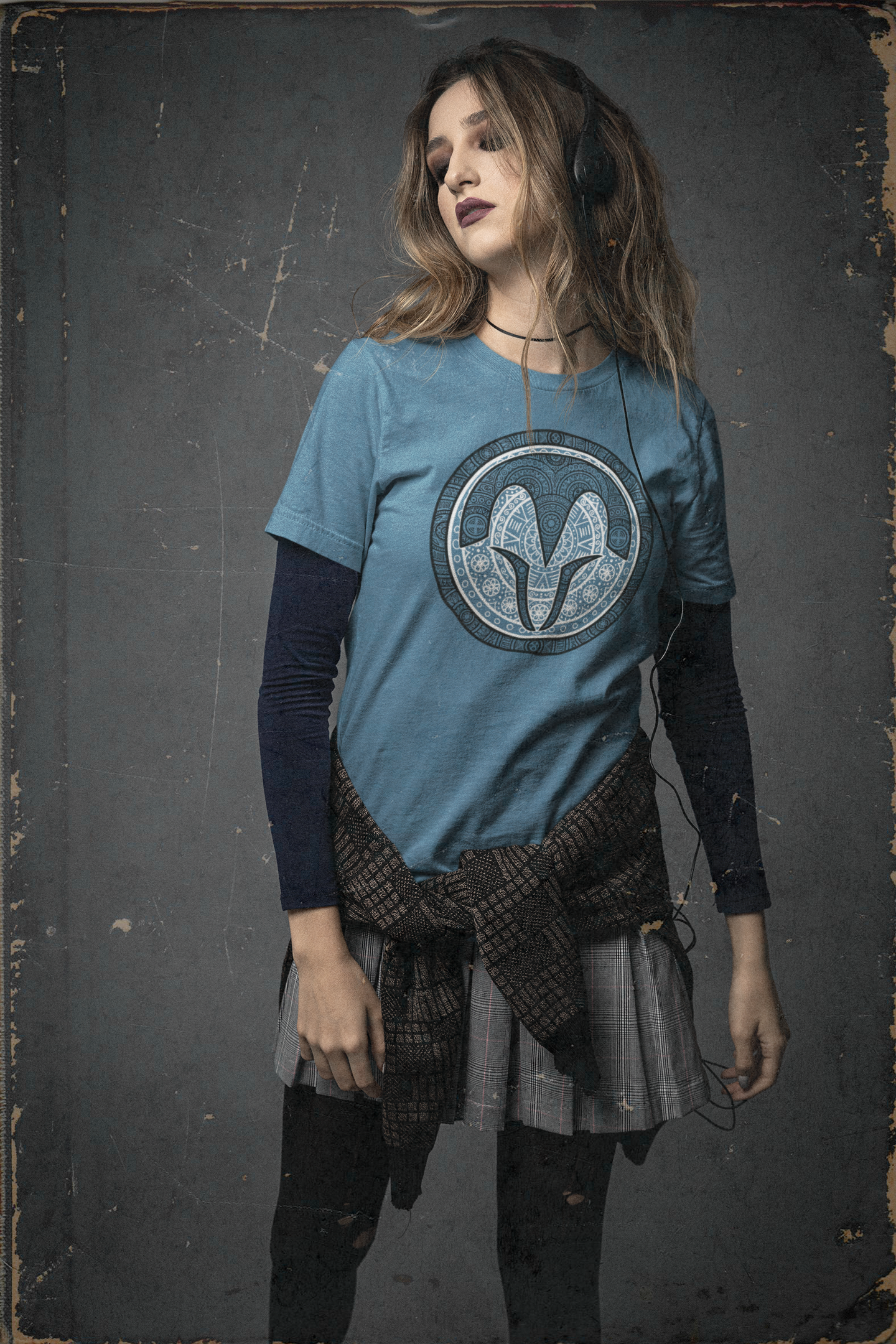 Night Owl Tee — Mandalorian mandala