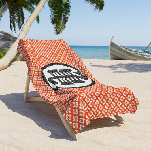 Master Roshi Kanji_orange - Beach Towel