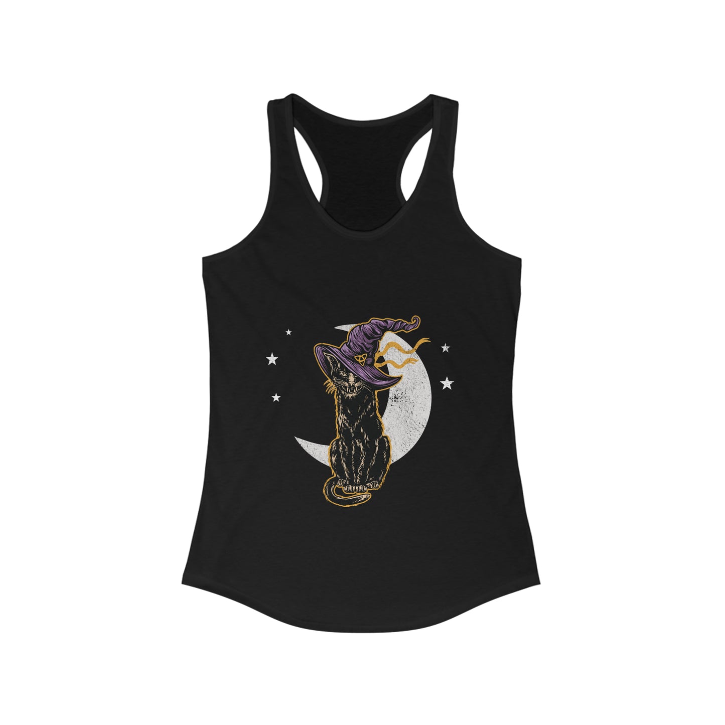 Witchy Cat - Women's Ideal Racerback Tank