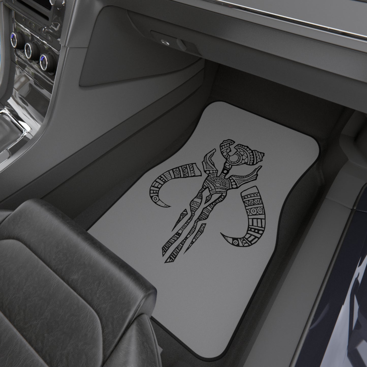 Decorative Mythosaur Skull - Car Mats (Set of 4)