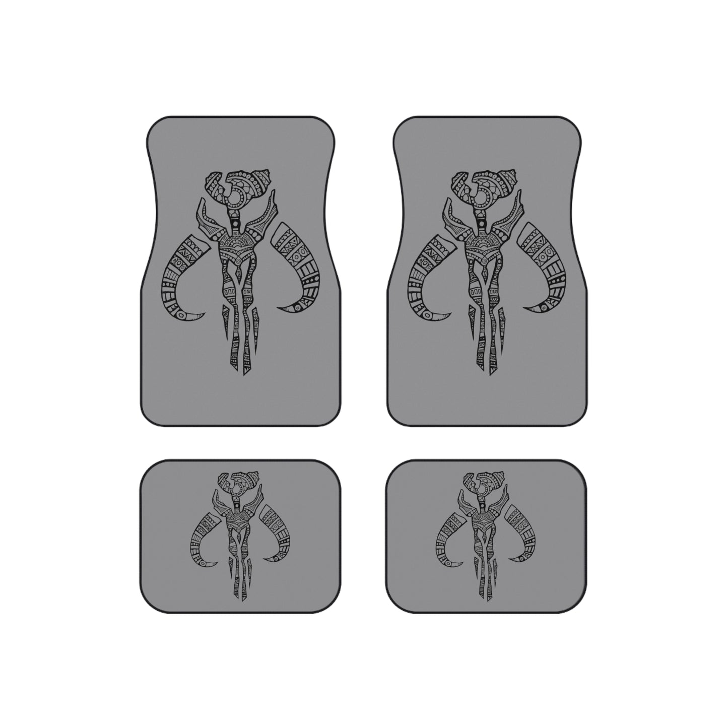 Decorative Mythosaur Skull - Car Mats (Set of 4)