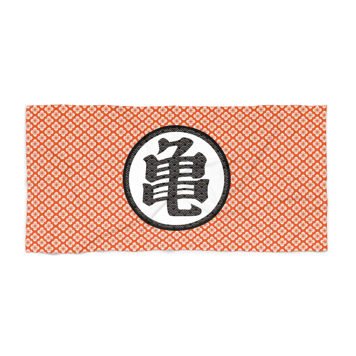 Master Roshi Kanji_orange - Beach Towel