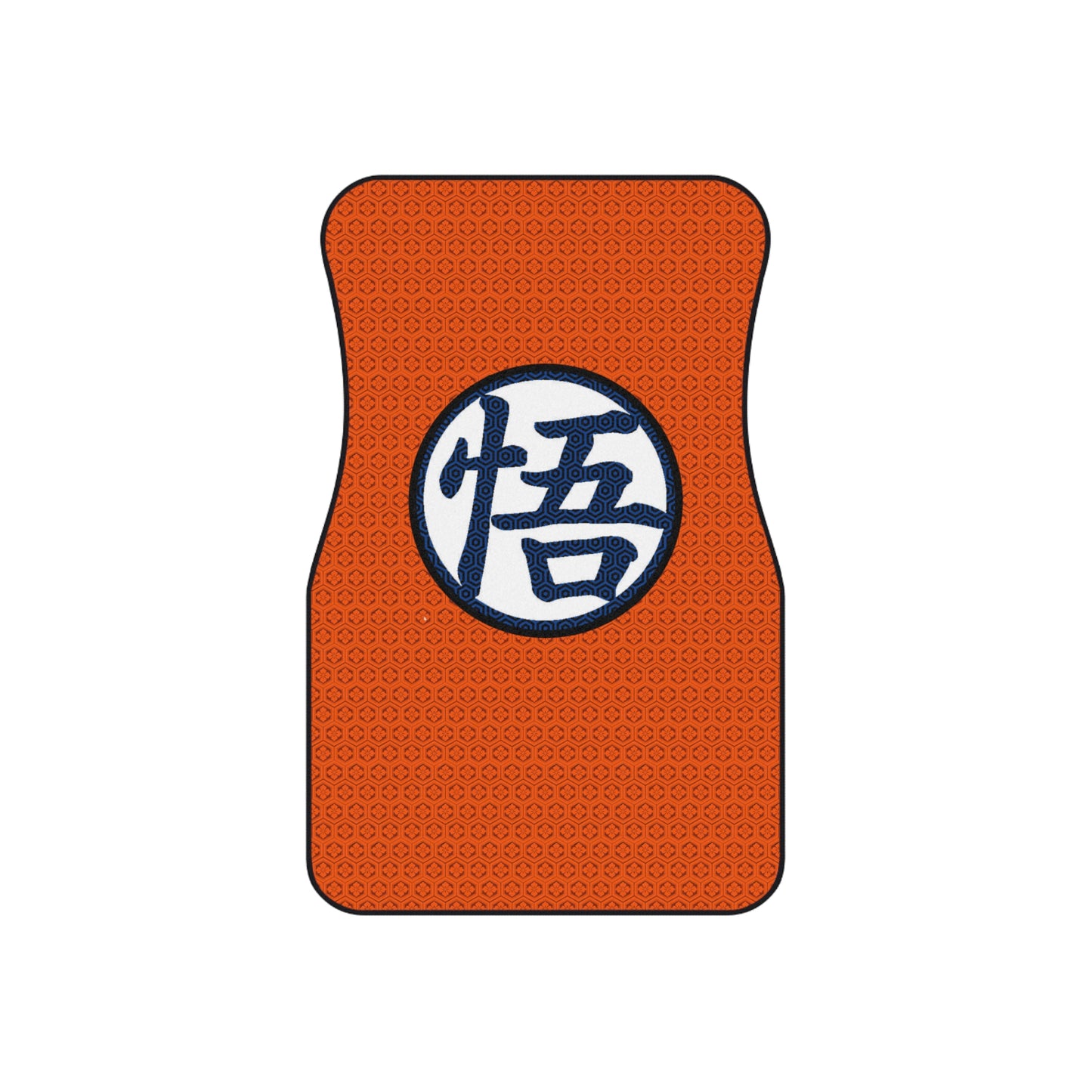 Goku Kanji - Car Mats Set - Perfect for Fans, Unique Auto Decor, Gift Idea for Car Enthusiasts, Fun Car Accessories, Dragonball Z Inspired