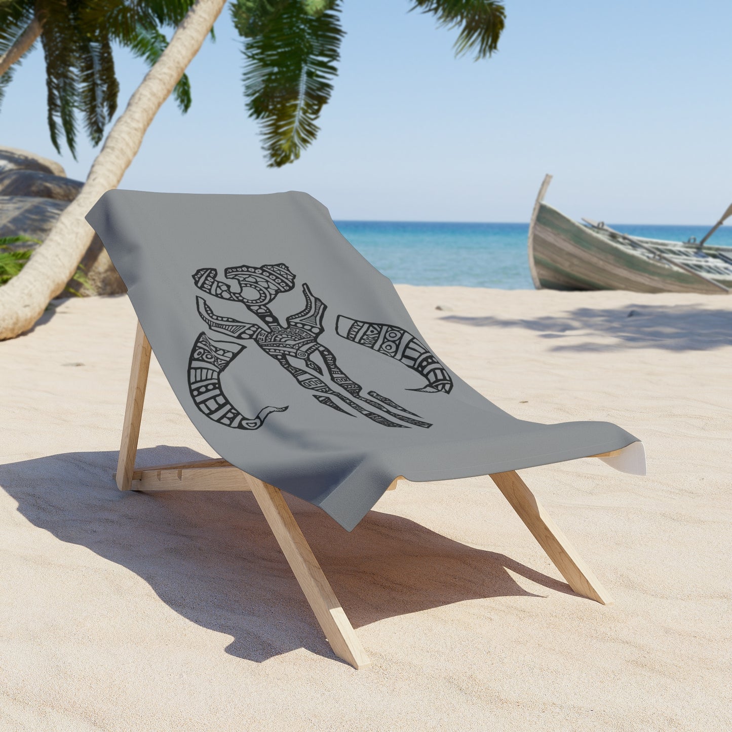 Decorative Mythosaur Skull - Beach Towel