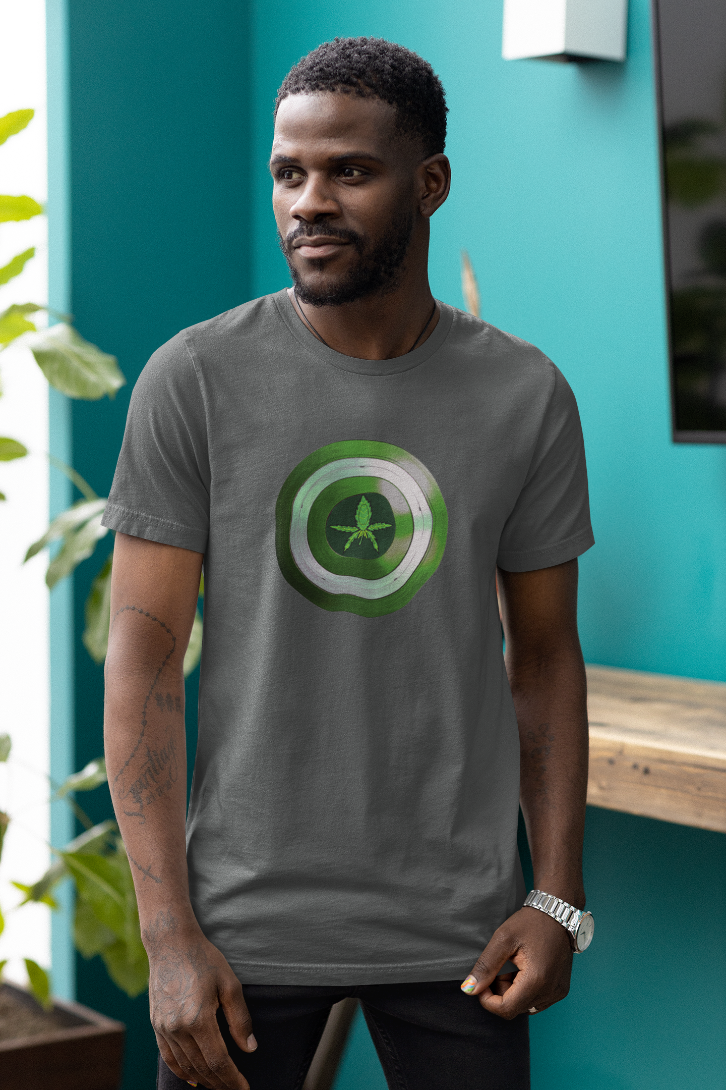 Captain Cannabis - Unisex Jersey Short Sleeve Tee