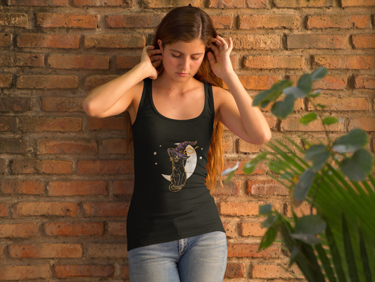 Witchy Cat - Women's Ideal Racerback Tank